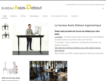 Tablet Screenshot of bureauassisdebout.com